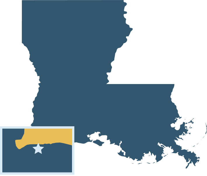 Map showing the location of Geodura